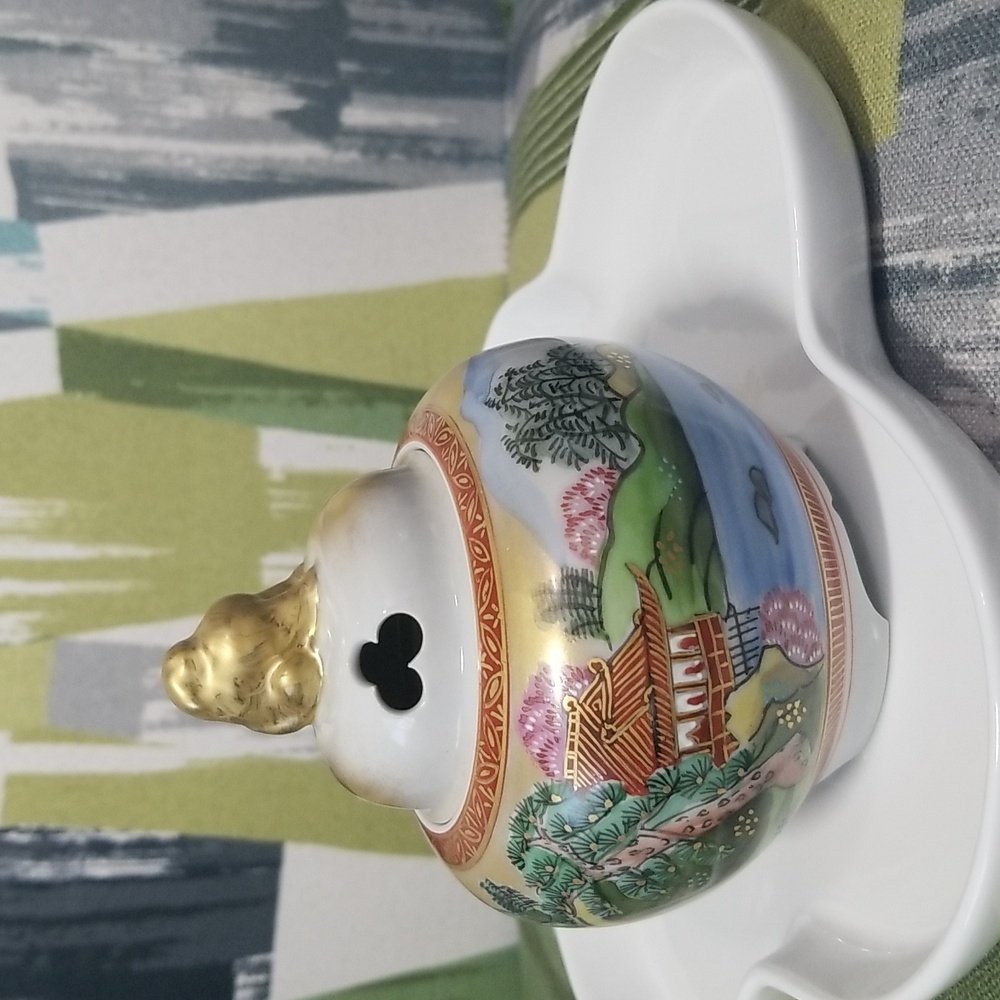 🍬🍬Kutani Kosen Diffuser 九谷幸仙香炉 With Beautiful Scenery Theme Japan🍬🍬